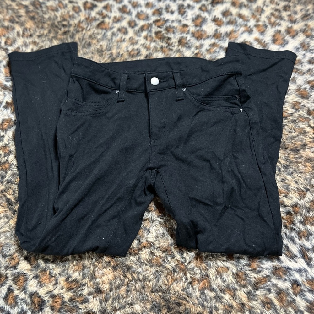 Time and Tru Black stretchy jeggings pants size 4P